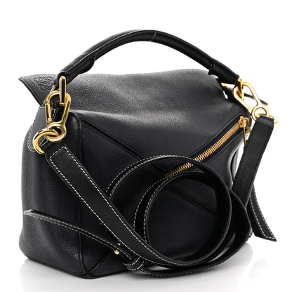 Loewe Calfskin Small Puzzle Bag Marine 3 of 10