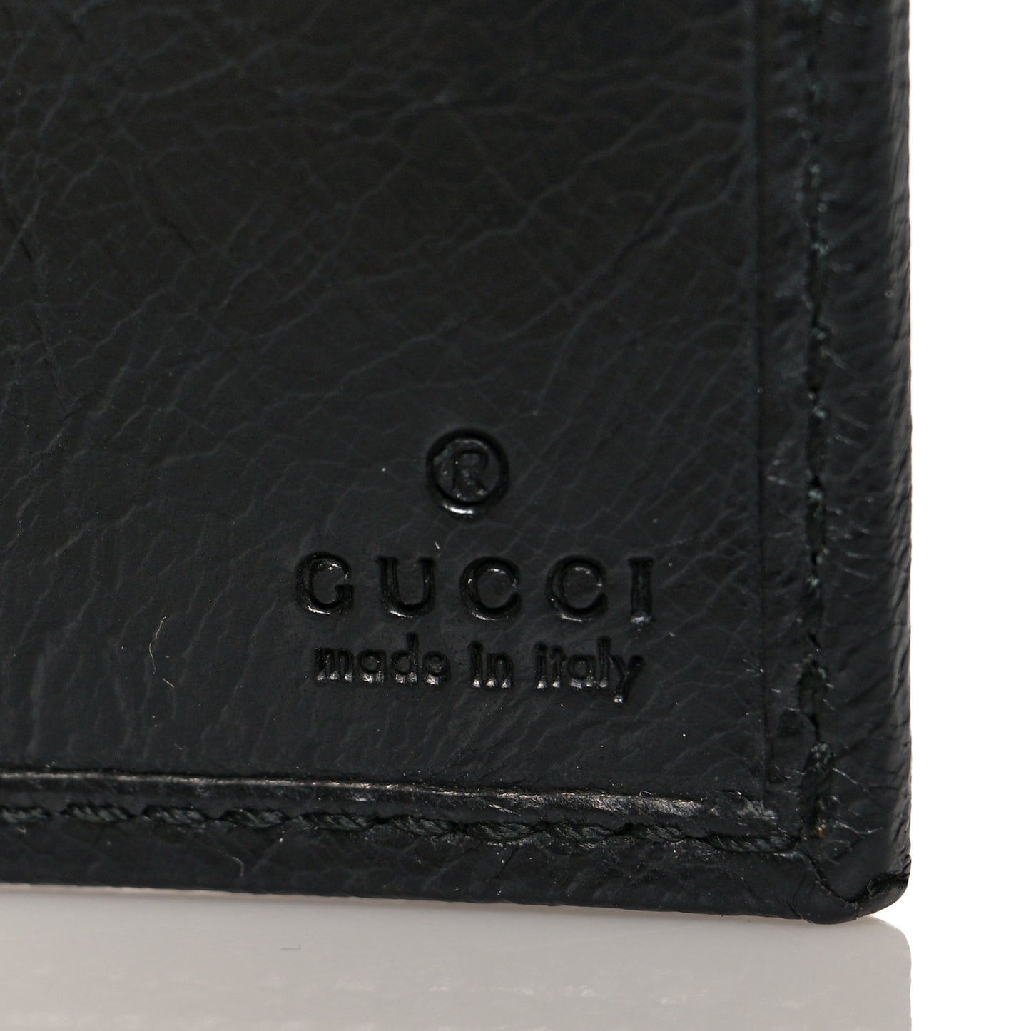 Fluffy Calfskin Morpheus Bi-Fold Wallet Black
