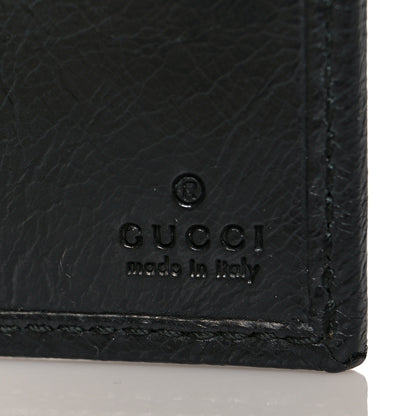 Gucci Fluffy Calfskin Morpheus Bi-Fold Wallet Black 6 of 8