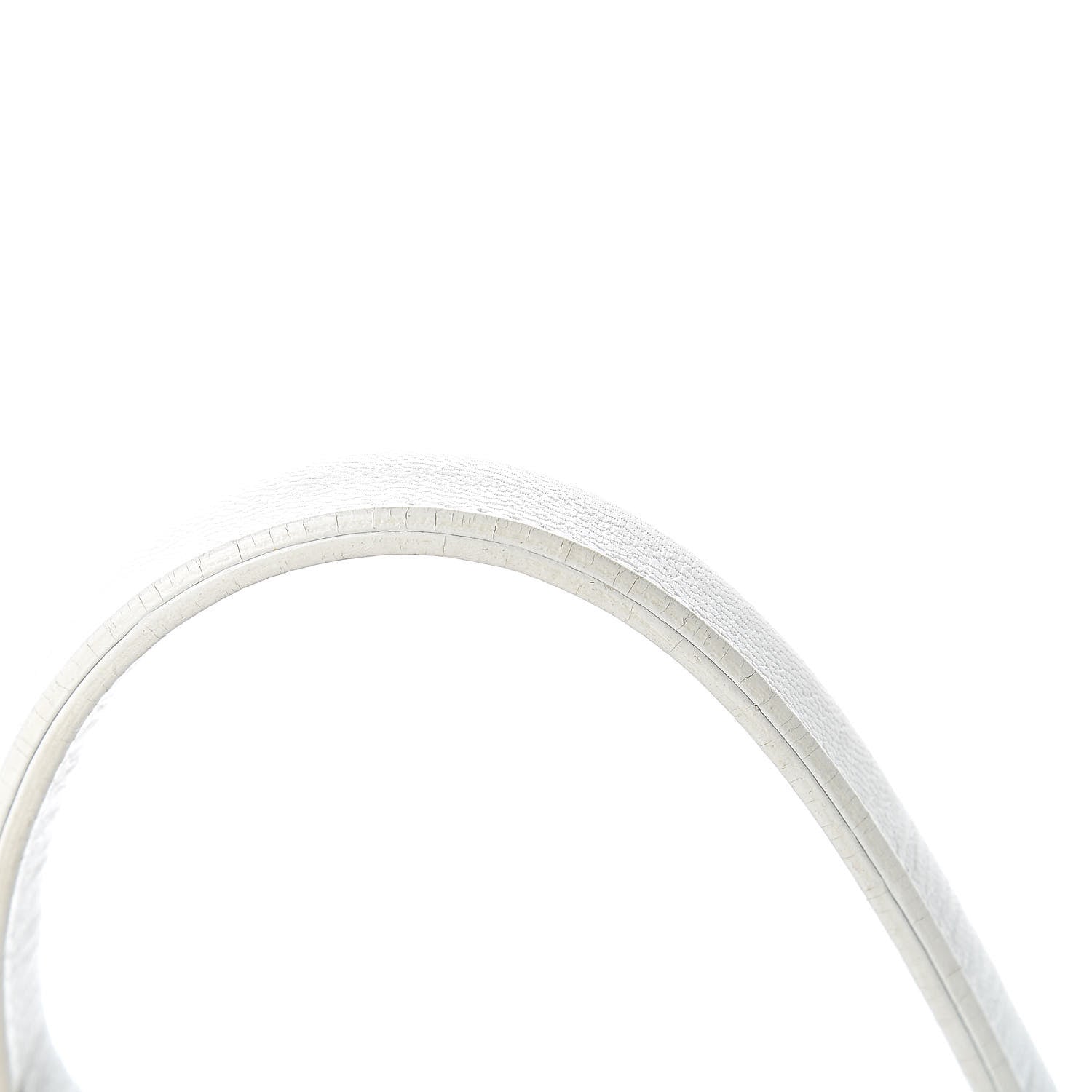 Fendi Laminated Calfskin Small Devil Trapezio Tote White 14 of 15