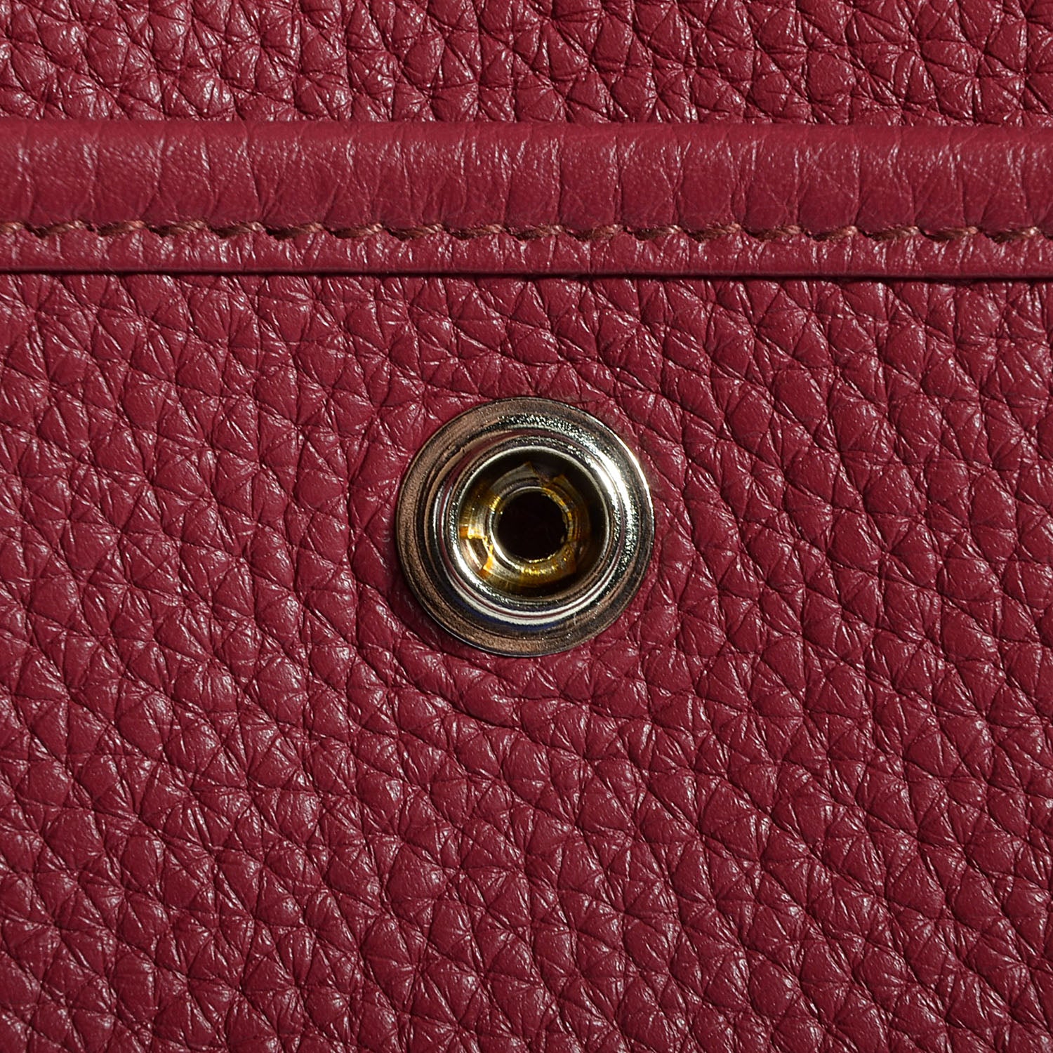 Hermes Taurillon Clemence Evelyne III PM Rubis 7 of 16