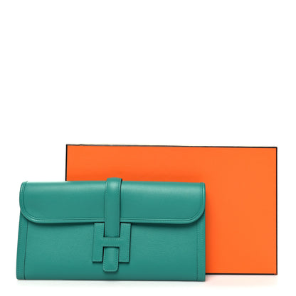 Hermes Evercolor Jige Elan 29 Clutch Vert Vertigo 11 of 11