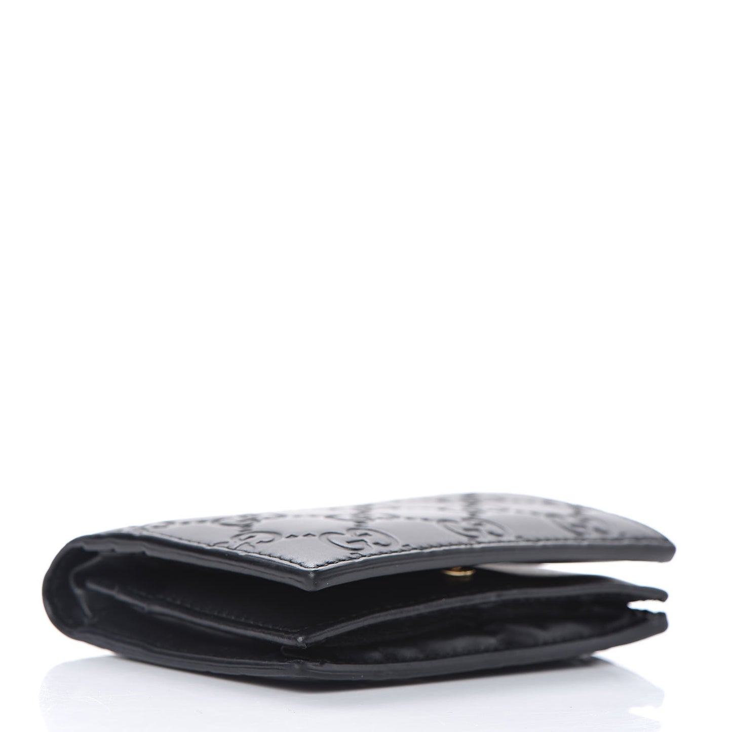 Guccissima Card Case Wallet Black
