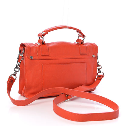 Proenza Schouler Lambskin Tiny PS1 Satchel Orange Pepper 3 of 13
