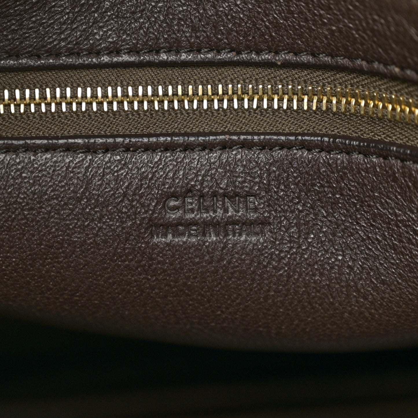 Supersoft Calfskin Sangle Bucket Bag Wood