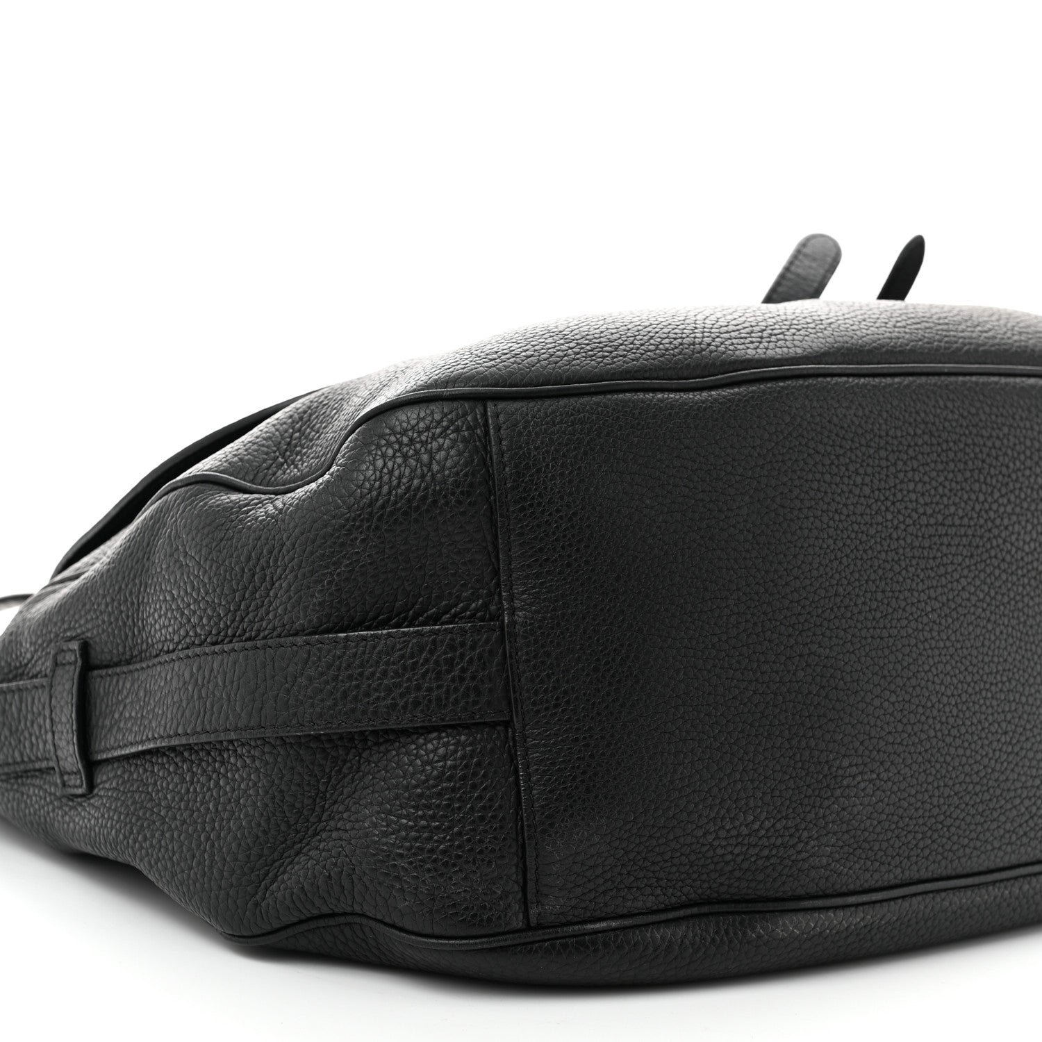 Christian Dior Grained Calfskin Saddle Soft Bag Black 9 of 11
