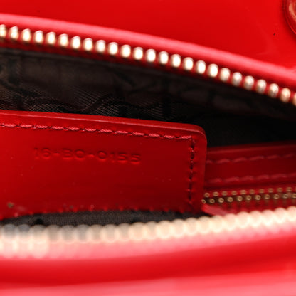 Christian Dior Patent Cannage Medium Lady Dior Red 7 of 10