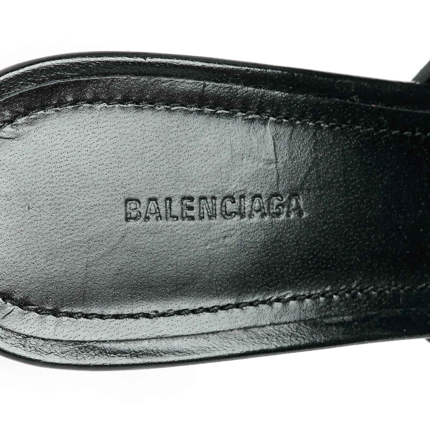 Agneau Arena Cagole 70mm Mules 36 Black