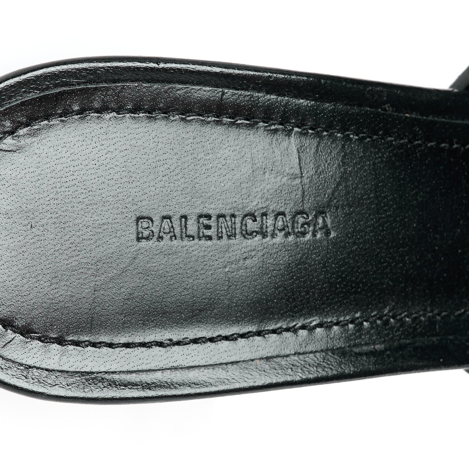Balenciaga Agneau Arena Cagole 70mm Mules 36 Black 7 of 10