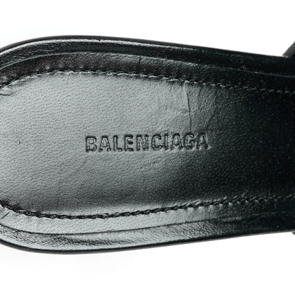 Balenciaga Agneau Arena Cagole 70mm Mules 36 Black 7 of 10