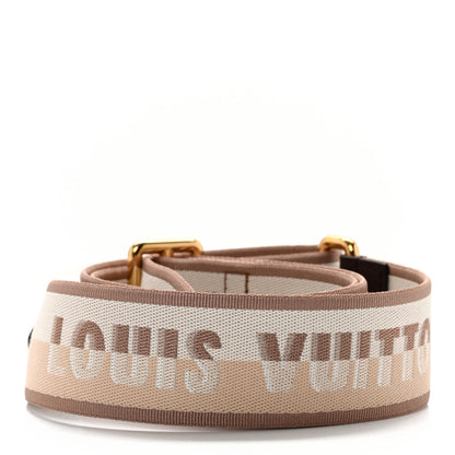 Louis Vuitton Jacquard Speedy Bandouliere 20 Shoulder Strap Beige Brown 2 of 5