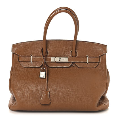 Hermes Togo Birkin 35 Gold 1 of 13