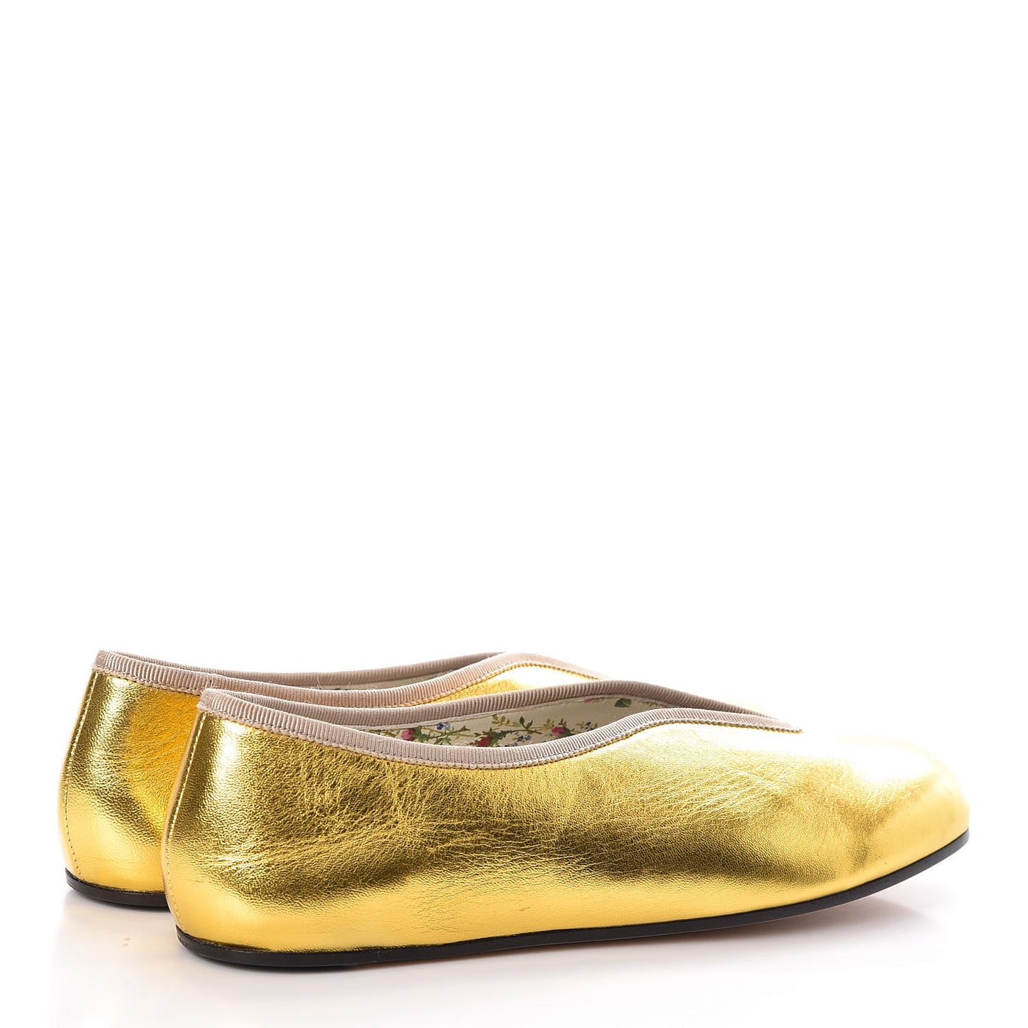 Metallic Nappa Patent Hannelore Detachable Platform Sandals 37 Gold