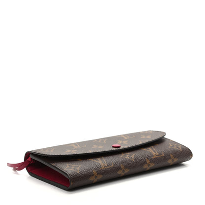 Louis Vuitton Monogram Emilie Wallet Fuchsia 4 of 7