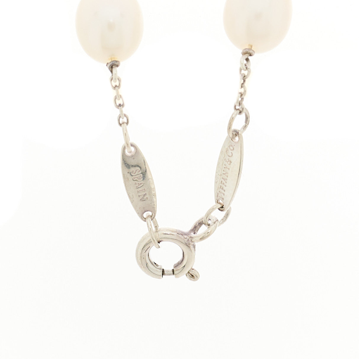 Sterling Silver Freshwater Cultured Pearl Elsa Peretti Pearls By The Yard Bracelet