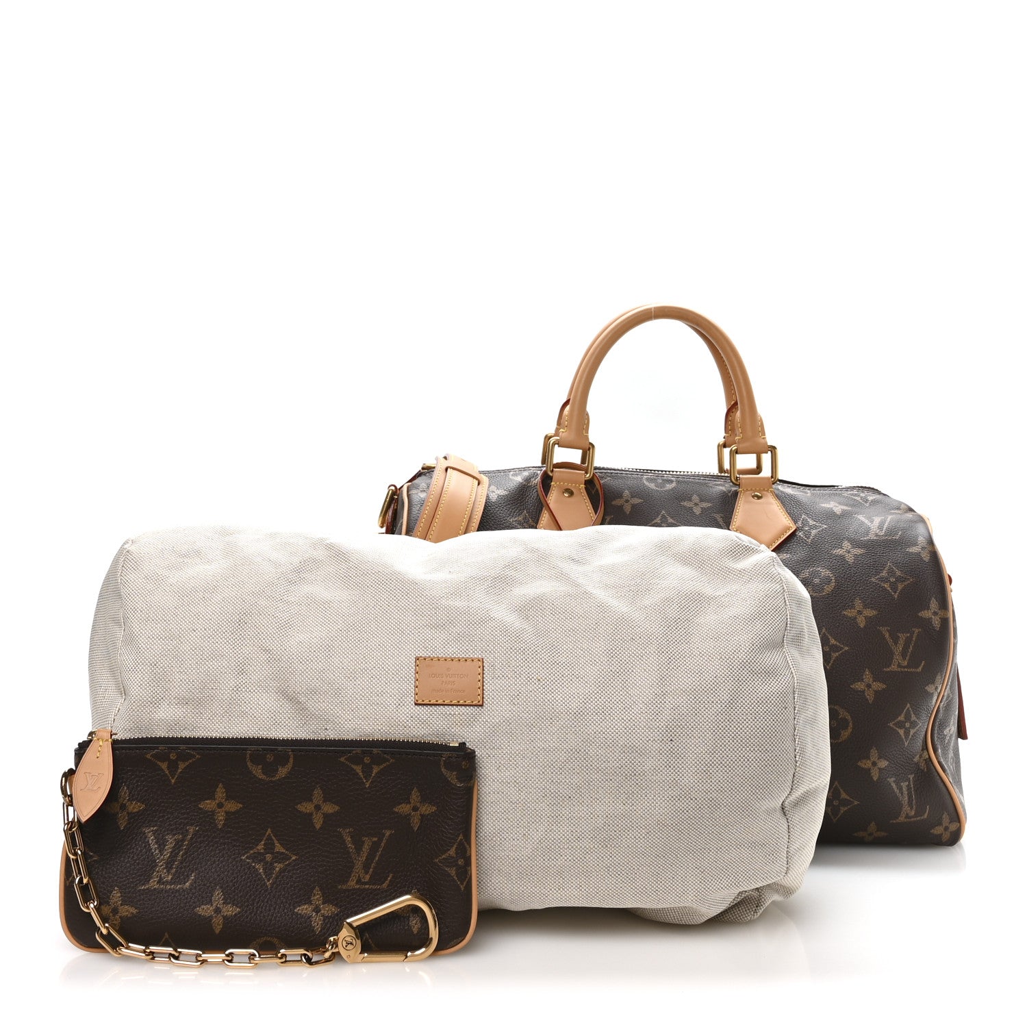 Louis Vuitton Calfskin Monogram Speedy P9 Bandouliere 40 1843845