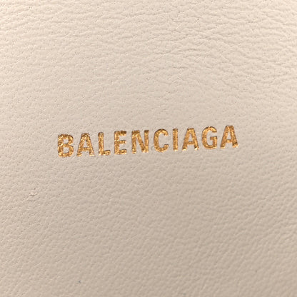 Balenciaga Faux Fur Fluffy Hourglass XS Top Handle Bag Beige 6 of 14