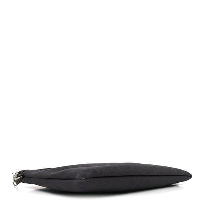 Saint Laurent Linen Canvas Rive Gauche Zipped Pouch Black 4 of 10