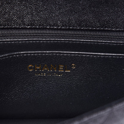 Chanel Caviar Quilted Mini Top Handle Rectangular Flap Black 8 of 11