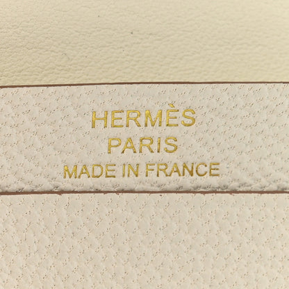 Hermes Chevre Mysore Mini Bearn Wallet Mushroom 6 of 9