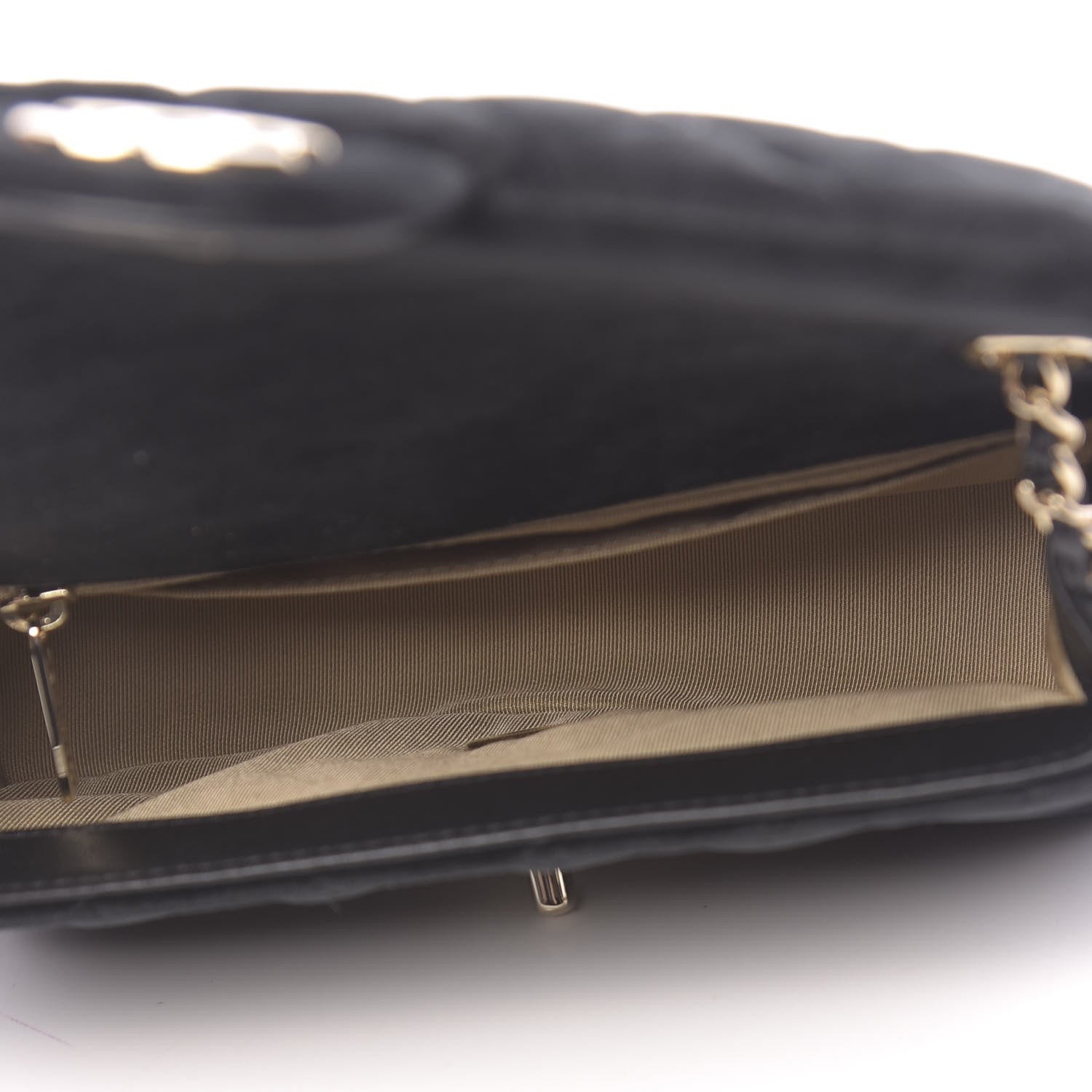 Chanel Velvet Quilted Mini Rectangular Pearl Crush Flap Black 5 of 10