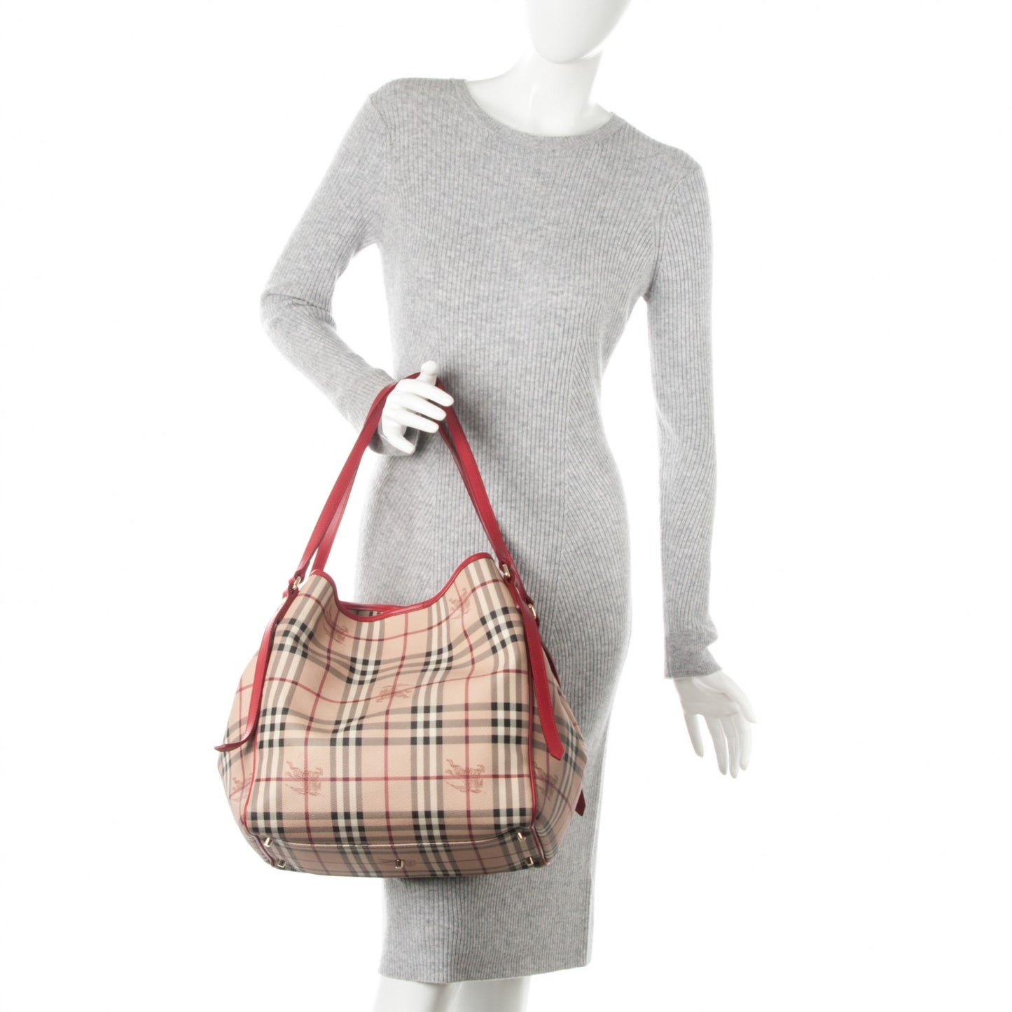 Haymarket Check Large Canterbury Tote Red