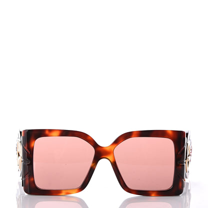 Gucci Acetate Square Frame Wing Sunglasses GG0535S Havana 2 of 8