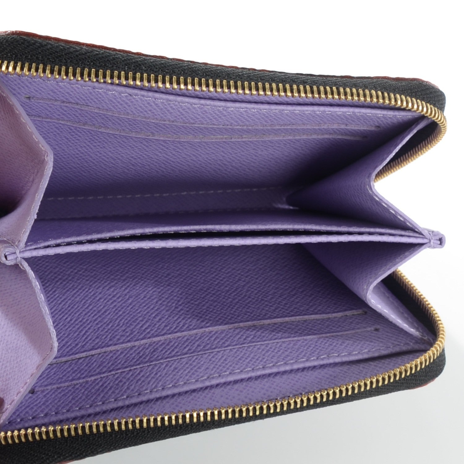 Louis Vuitton Monogram Multicolor Zippy Coin Purse Black Violet 6 of 8
