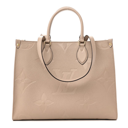 Louis Vuitton Empreinte Monogram Giant Onthego MM Tourterelle 1 of 10