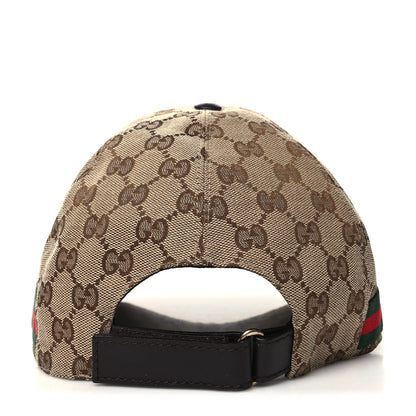 Gucci Monogram Web Baseball Hat XL Beige Cocoa 4 of 8