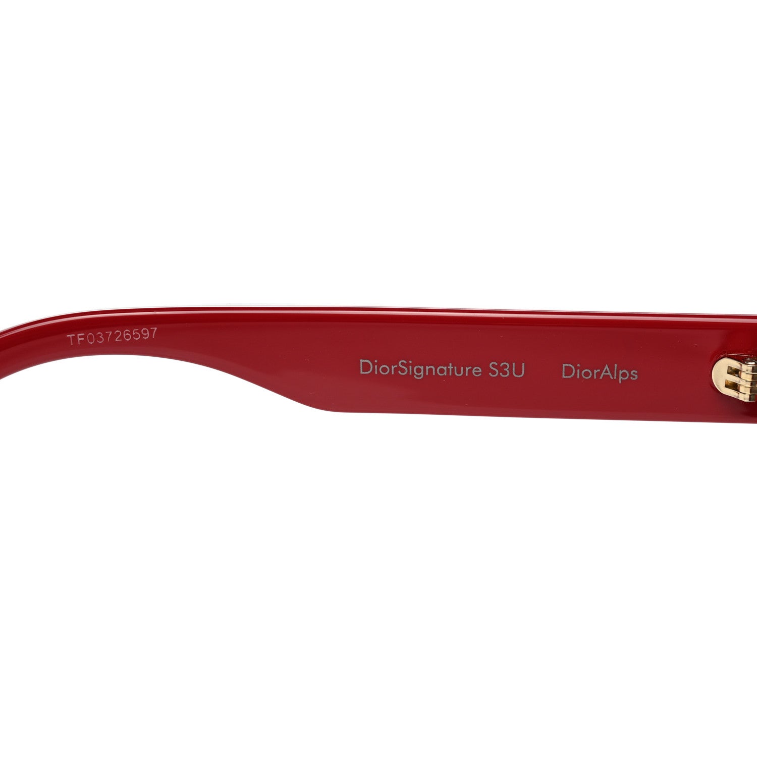 Christian Dior Diorsignature S3U Square Sunglasses Blue Red 7 of 9