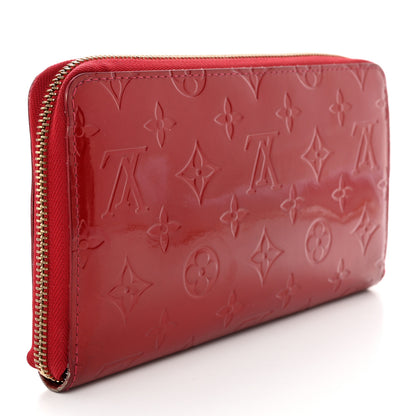 Louis Vuitton Vernis Zippy Organizer Wallet Pomme D'Amour 3 of 14