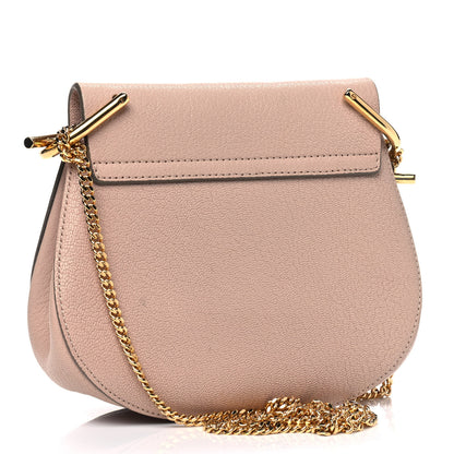 Chloe Grained Lambskin Drew Shoulder Bag Cement Pink 2 of 7