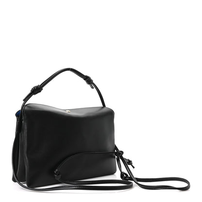 Celine Smooth Lambskin Trio Flap Crossbody Bag Black 3 of 10