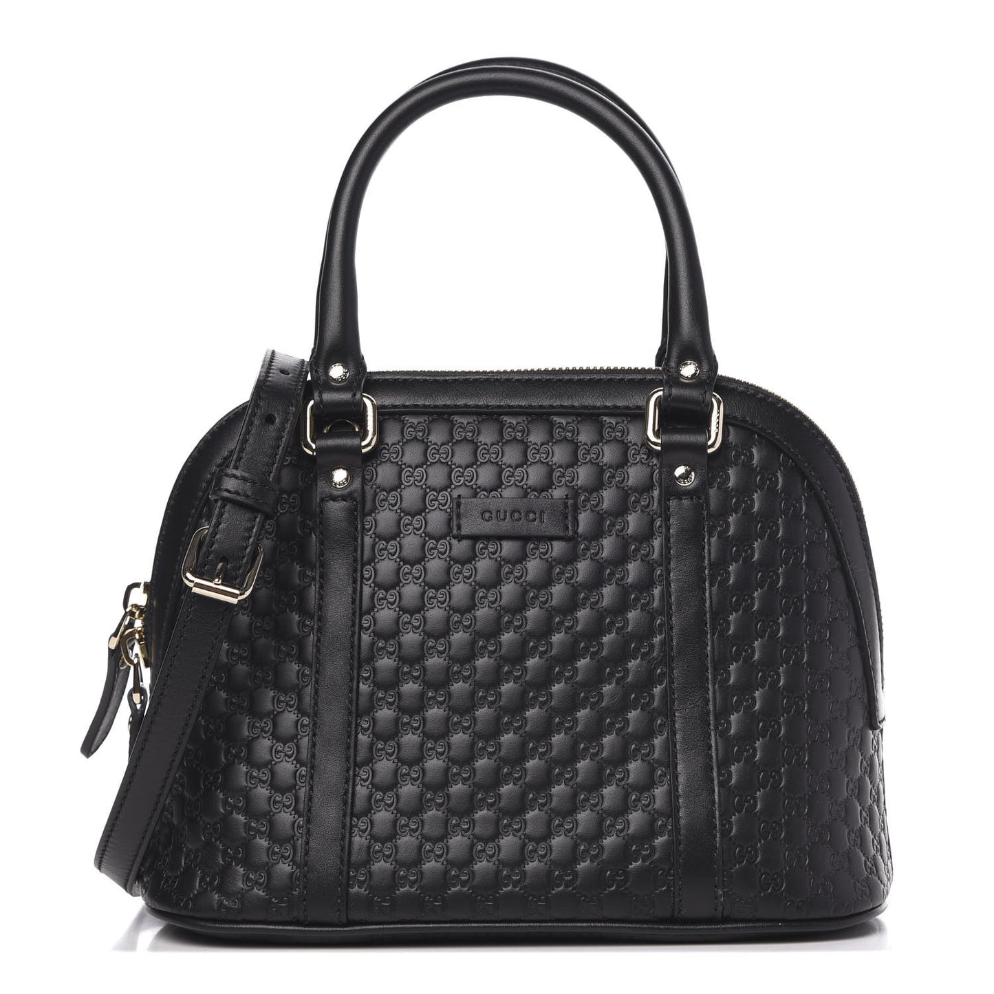 Microguccissima Mini Dome Bag Black