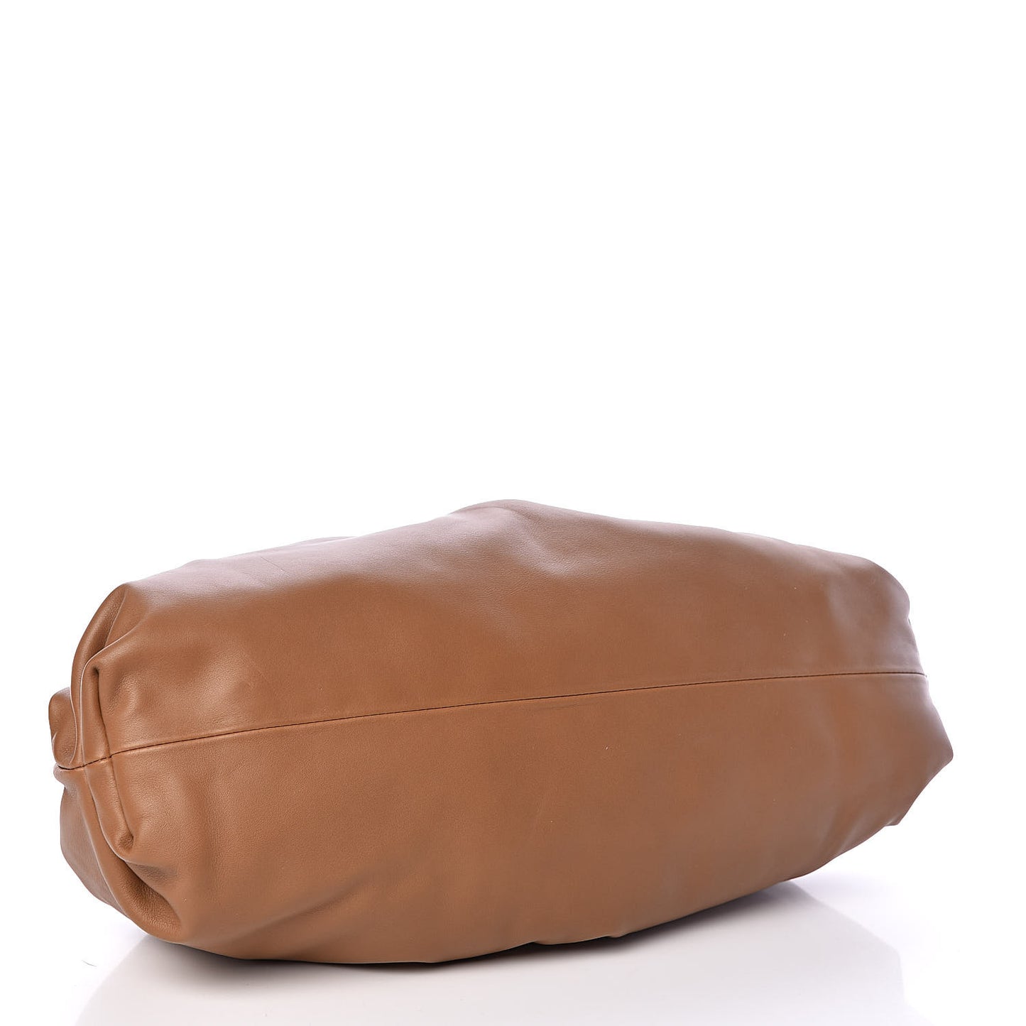 Smooth Butter Calf The Pouch Oversized Clutch Cammello