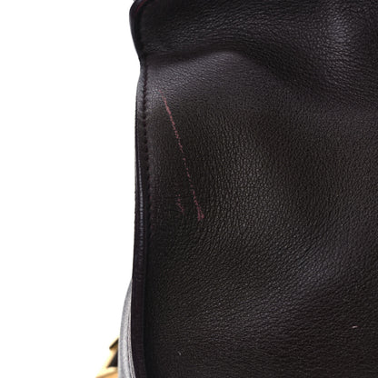 Saint Laurent Calfskin Medium Classic Y Cabas Bordeaux 12 of 13