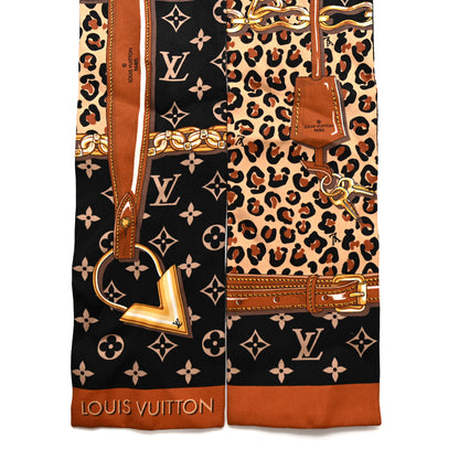Louis Vuitton Silk Monogram Confidential Bandeau Brown 2 of 4
