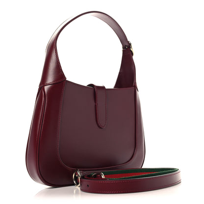 Gucci Ancora Calfskin Web Medium Jackie 1961 Hobo Rosso 3 of 11