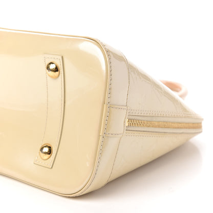 Louis Vuitton Vernis Alma PM Blanc Corail 7 of 9