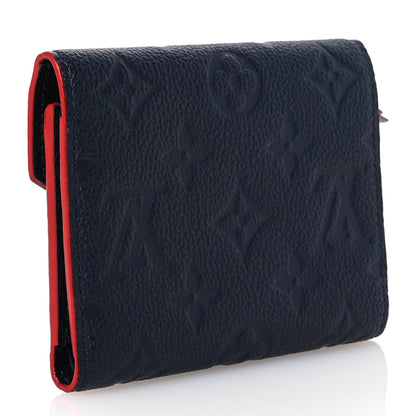 Louis Vuitton Empreinte Victorine Wallet Marine Rouge 3 of 11