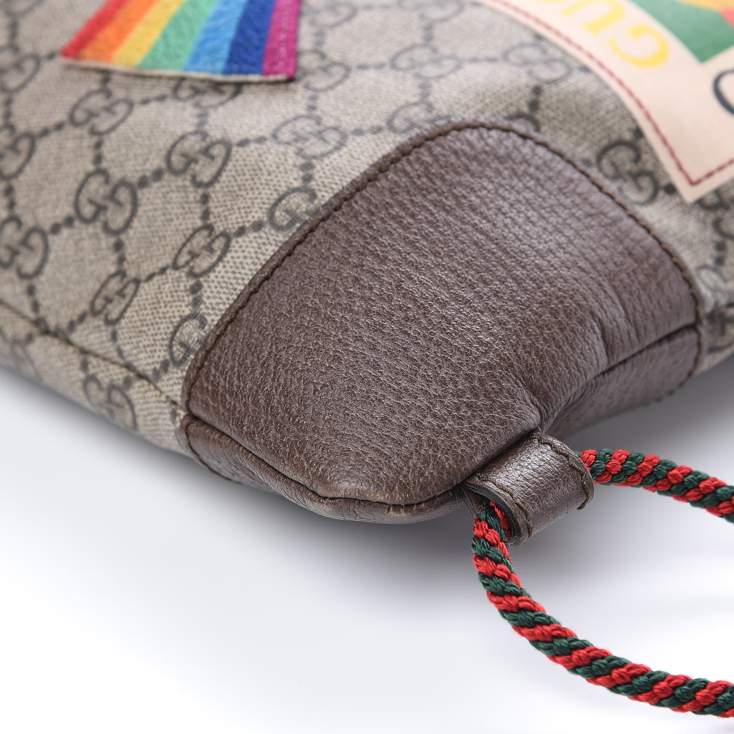 Gucci Soft GG Supreme Monogram Courrier Drawstring Backpack 8 of 9