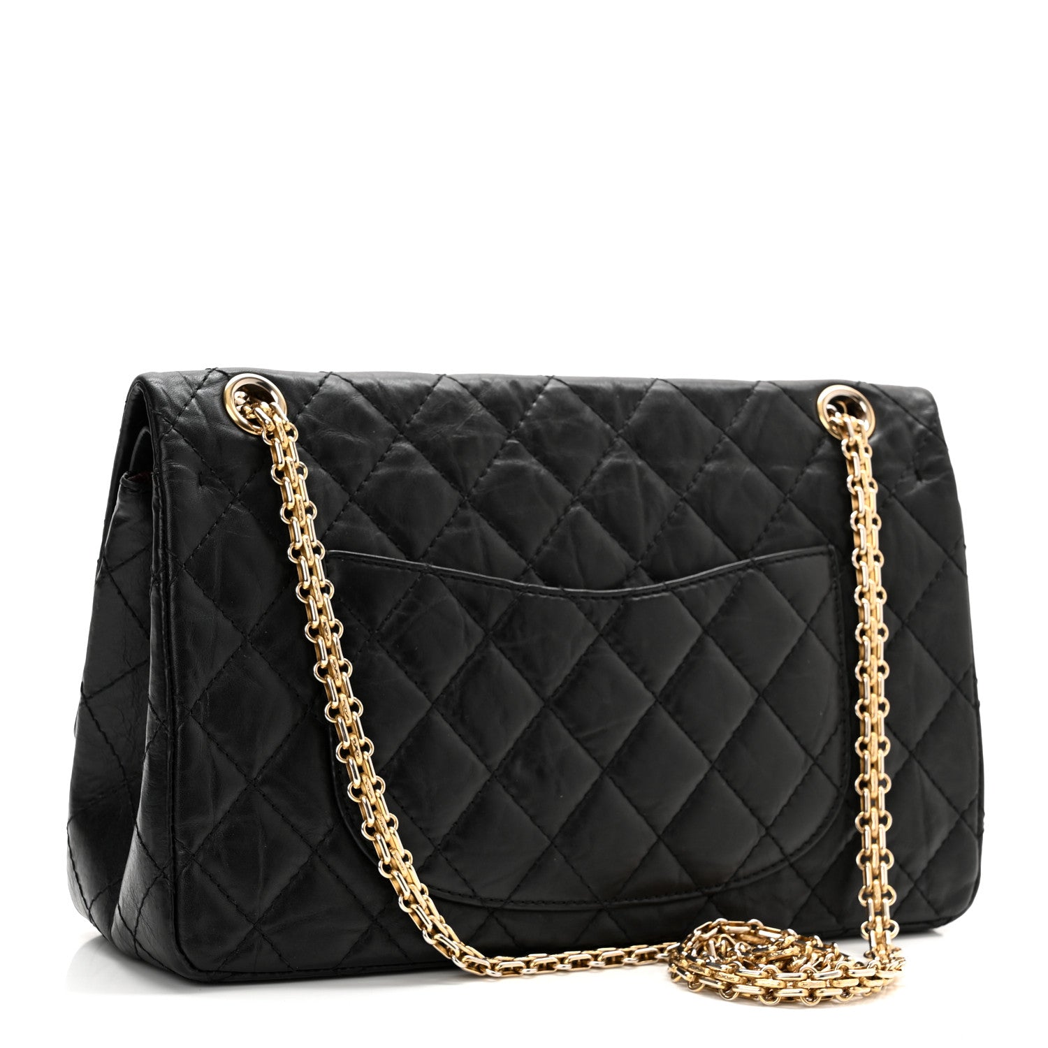 Chanel Aged Calfskin Quilted 2.55 Reissue 226 Flap Black 3 of 11