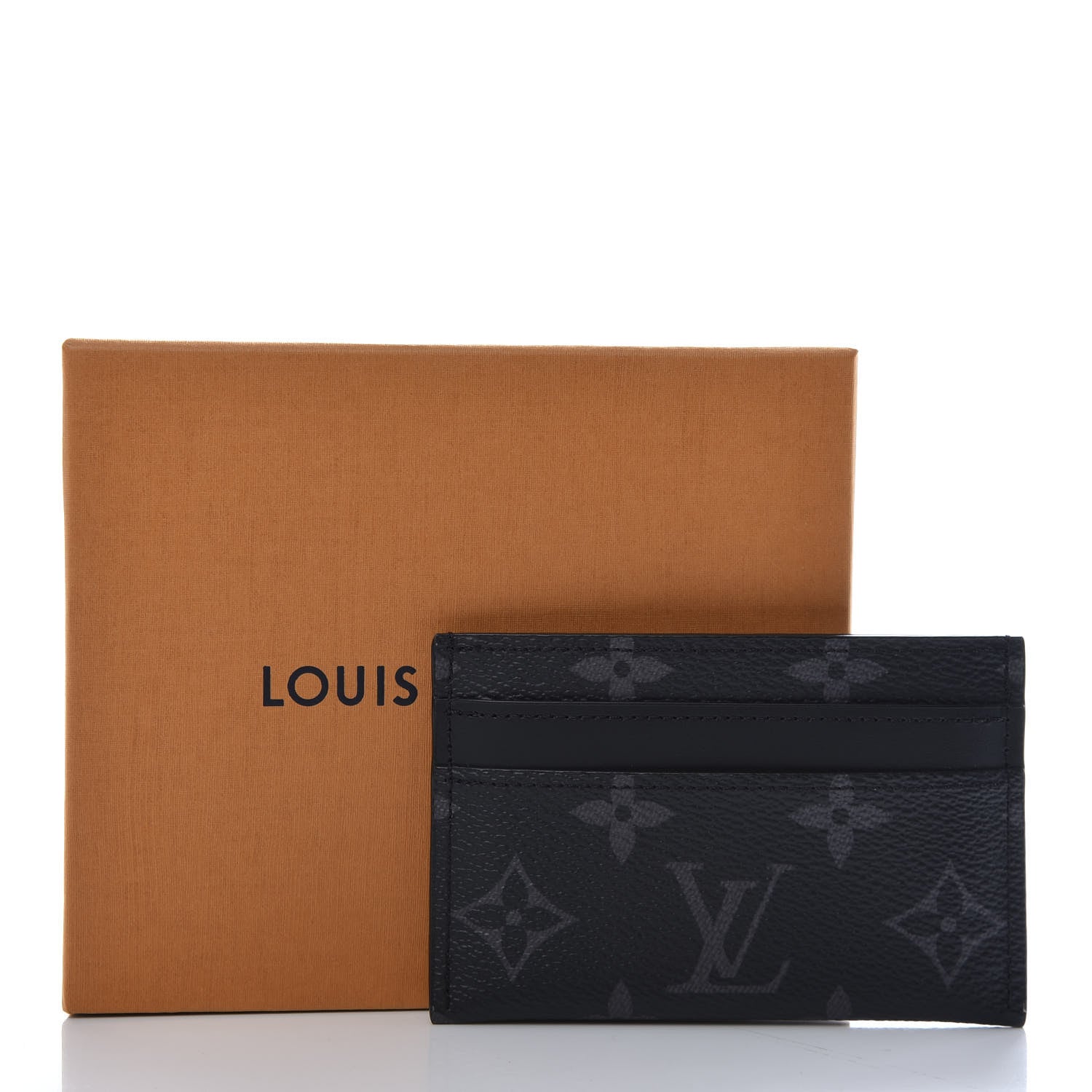 Louis Vuitton Monogram Eclipse Porte-Cartes Double Card Holder 7 of 7