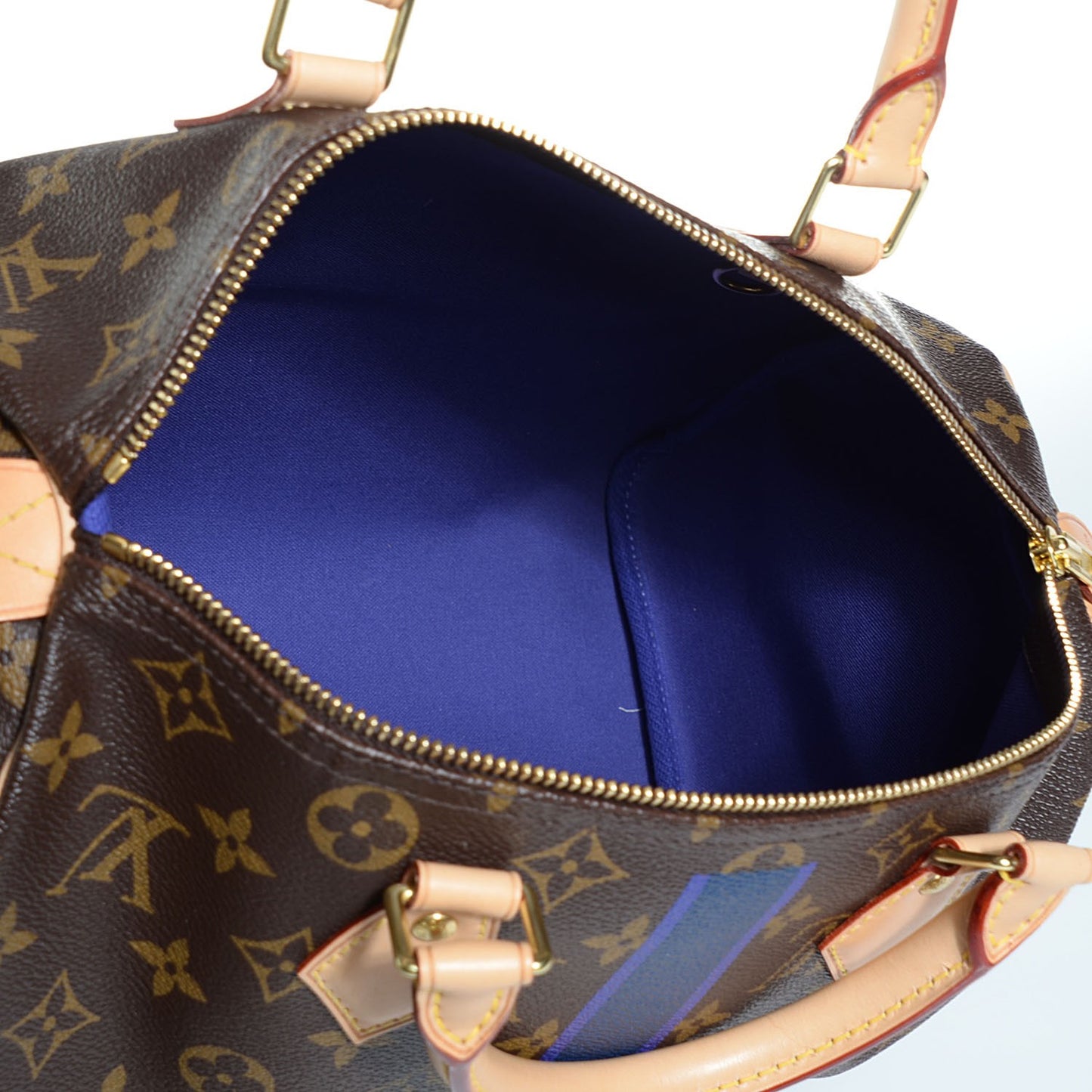 Monogram My LV Heritage Speedy 30 Violet Blue Marine