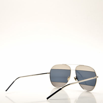 Christian Dior Split 1 Aviator Sunglasses Silver 4 of 7