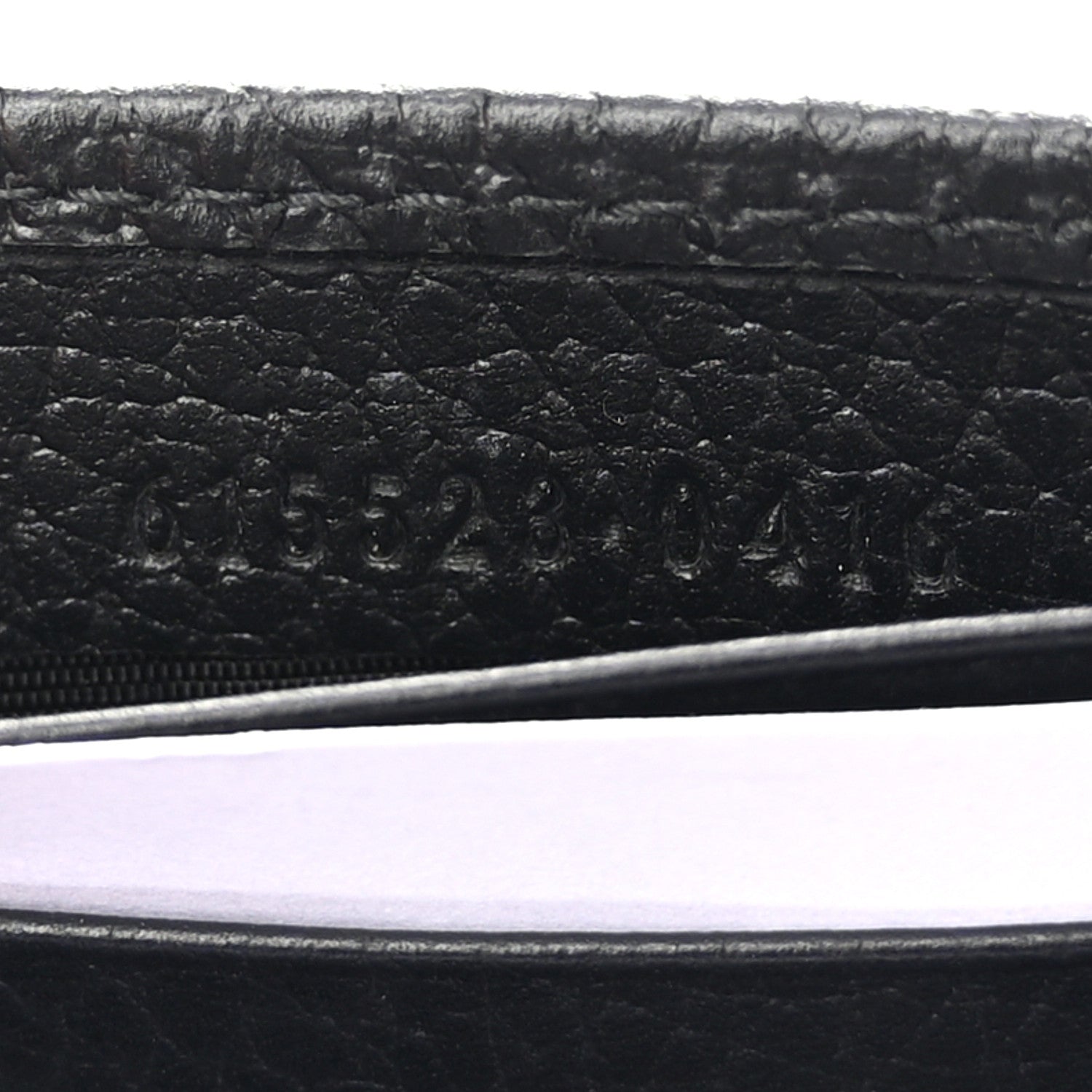 Gucci Dollar Calfskin Interlocking G Chain Wallet Black 7 of 11