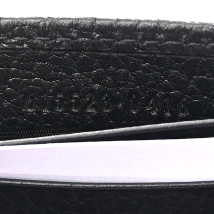 Gucci Dollar Calfskin Interlocking G Chain Wallet Black 7 of 11