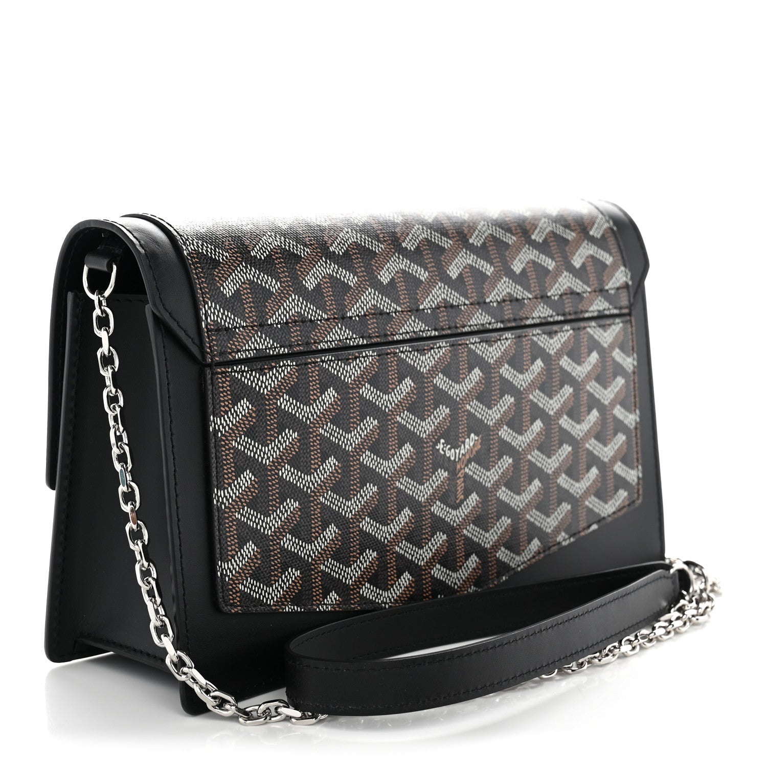 Goyard Goyardine Duchesse Marie-Caroline Bag Black Gold 3 of 10