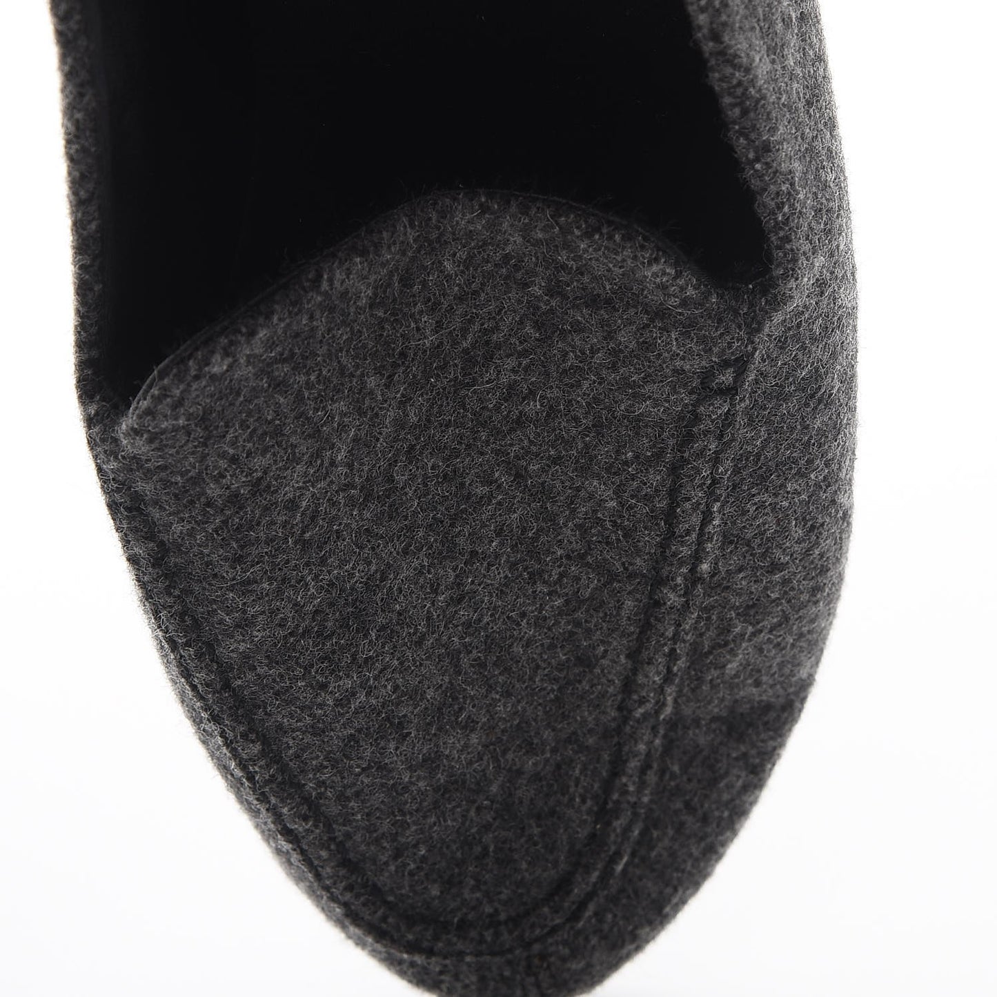 Felt Slippers Loafers 37 Anthracite